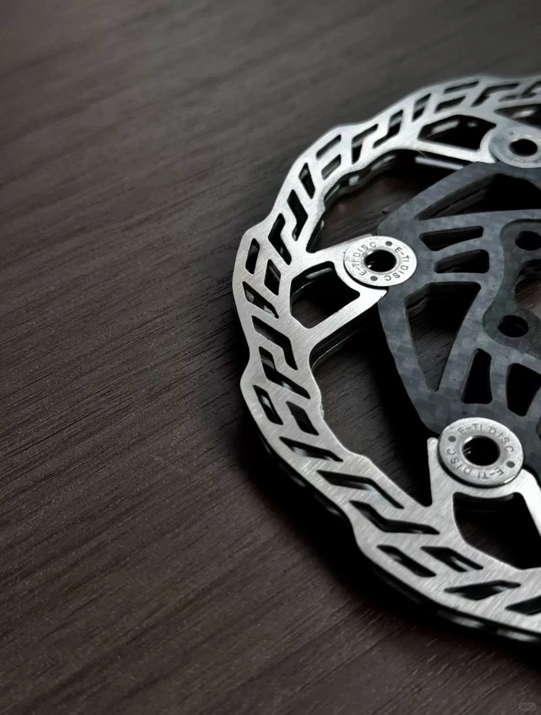 E-TI Ultra-Light Carbon Disc Brake Rotor | 160mm / 140mm | 87g / 66g | Titanium Rivets | Centerlock | High Hardness CNC Stainless Steel