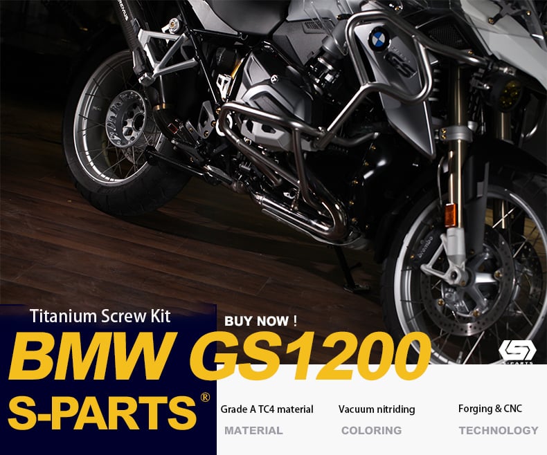 S-parts BMW GS1200 screw kit A3 series bolts Titanium Stan