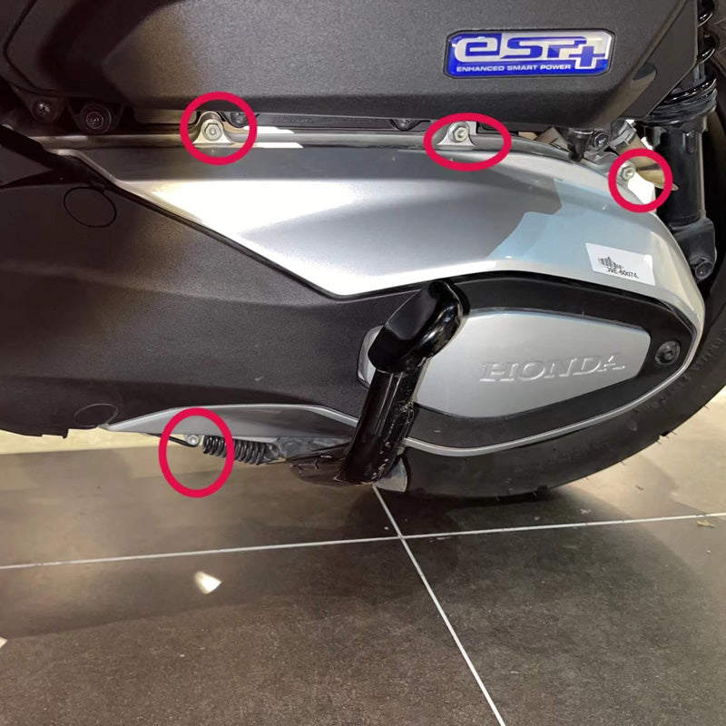 La serie de aleación de titanio S-PARTS A3 es adecuada para la modificación completa del vehículo con tornillos para motocicletas Fosha 350.