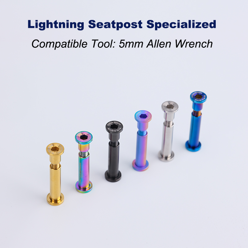 Specialized Seatpost Clamp Tightening Screw｜Seatpost Clamp WedgeTitanium Bolt For Specialized SL6, SL7, SL8, SL9 And Venge Oilslick