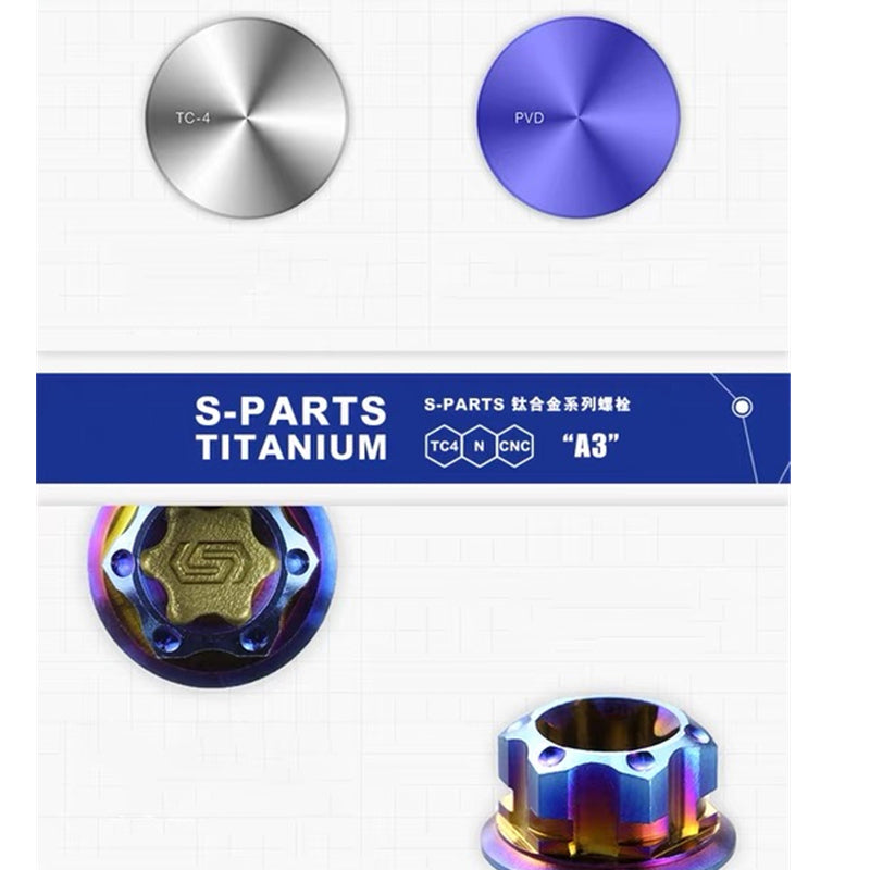 S-parts BMW GS1200 screw kit A3 series bolts Titanium Stan
