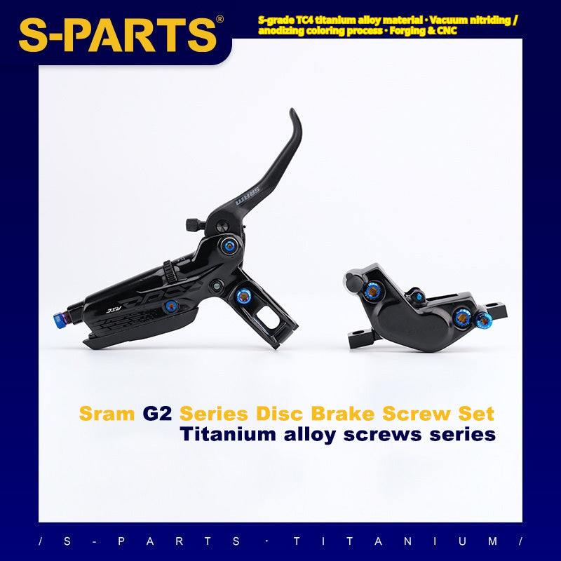 Juego de tornillos para frenos de disco de la serie SRAM G2 Serie de tornillos de titanio