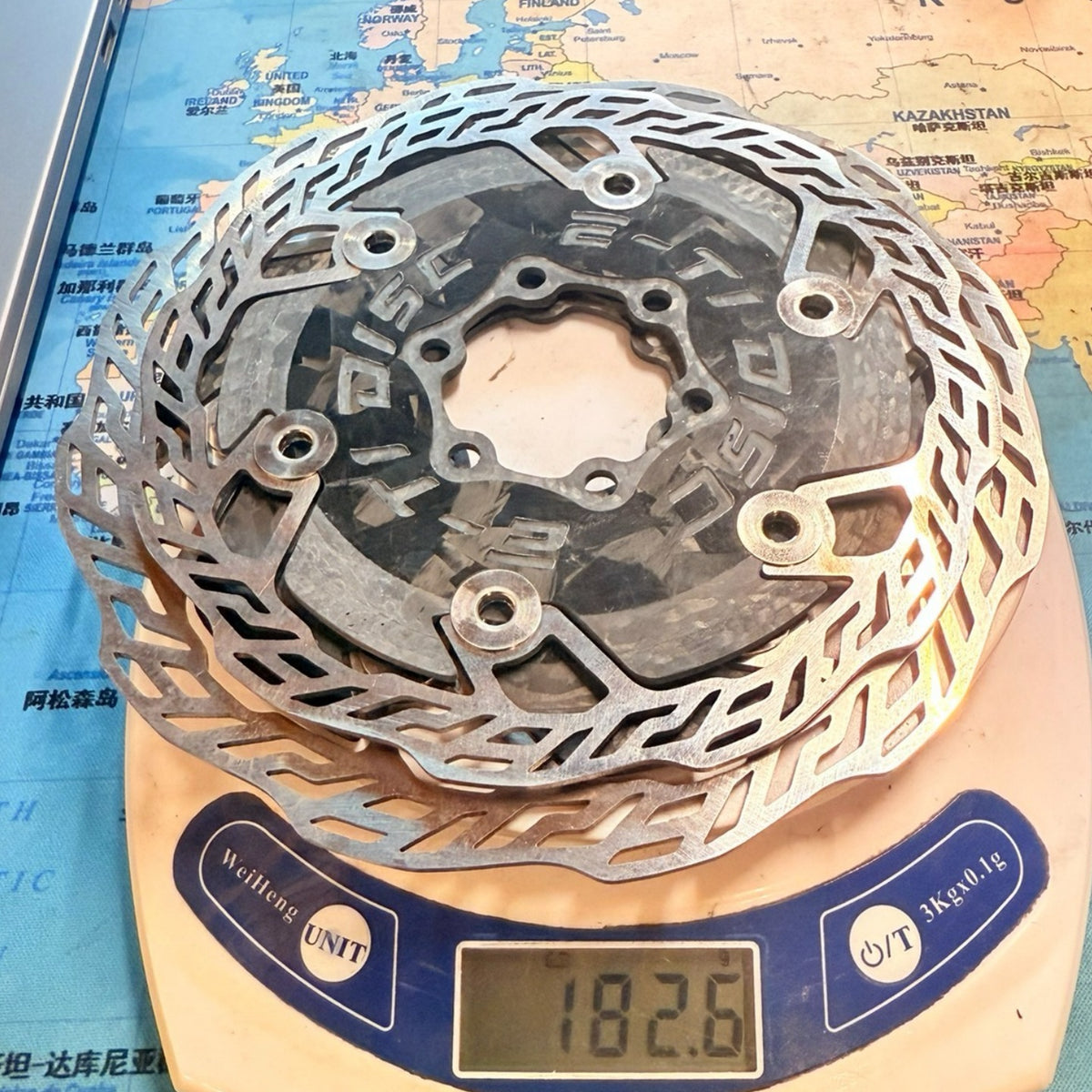 E-TI DISC 감마 시리즈 카본 브레이크 로터 – 140mm / 160mm, 6-볼트 및 센터락 호환