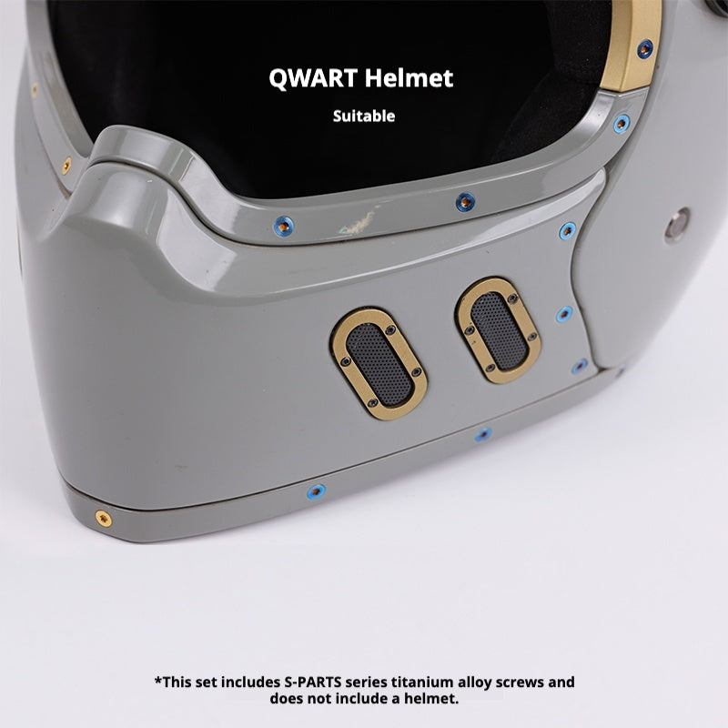 SPARTS Ensemble de vis en titane pour casque de moto QWART