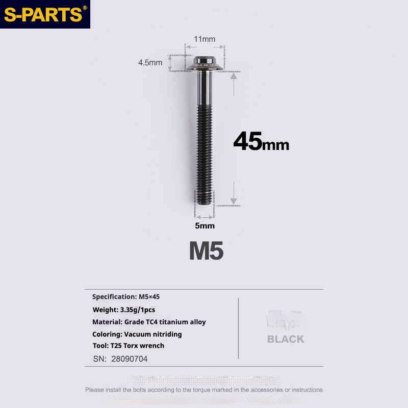SPARTS R9270 R8150 R7170 Red Force Rival para adaptador de freno de disco de carretera Shimano Sram Perno de montaje ｜Tornillo de fijación de pinza de titanio