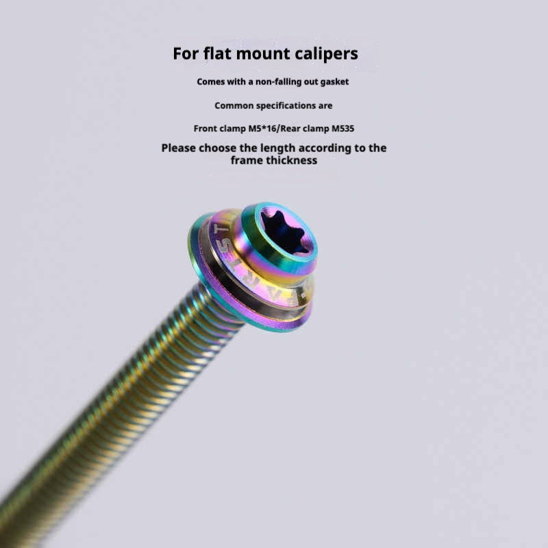 SPARTS R9270 R8150 R7170 Red Force Rival para adaptador de freno de disco de carretera Shimano Sram Perno de montaje ｜Tornillo de fijación de pinza de titanio