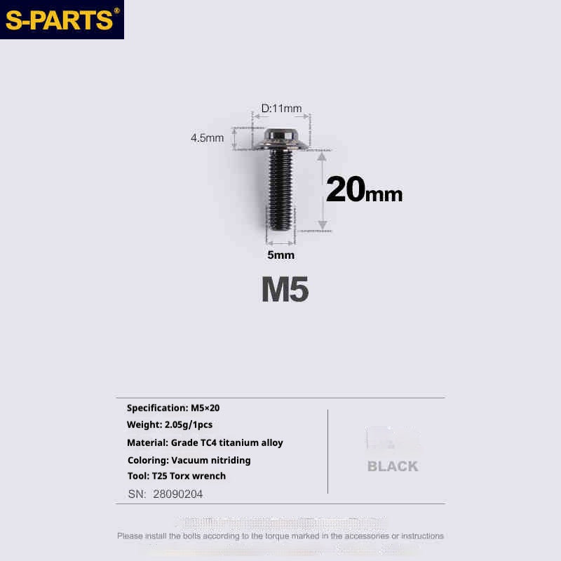 SPARTS R9270 R8150 R7170 Red Force Rival para adaptador de freno de disco de carretera Shimano Sram Perno de montaje ｜Tornillo de fijación de pinza de titanio