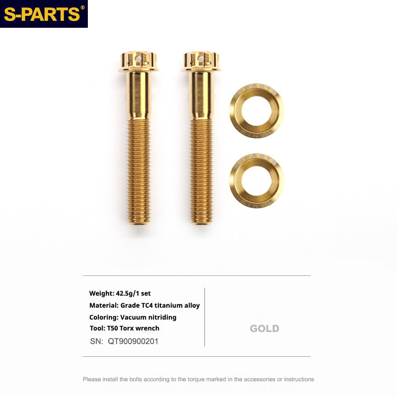 S-PARTS 티타늄 리어 액슬 볼트, GOOD TIMES 자전거 및 DPSBikes 호환