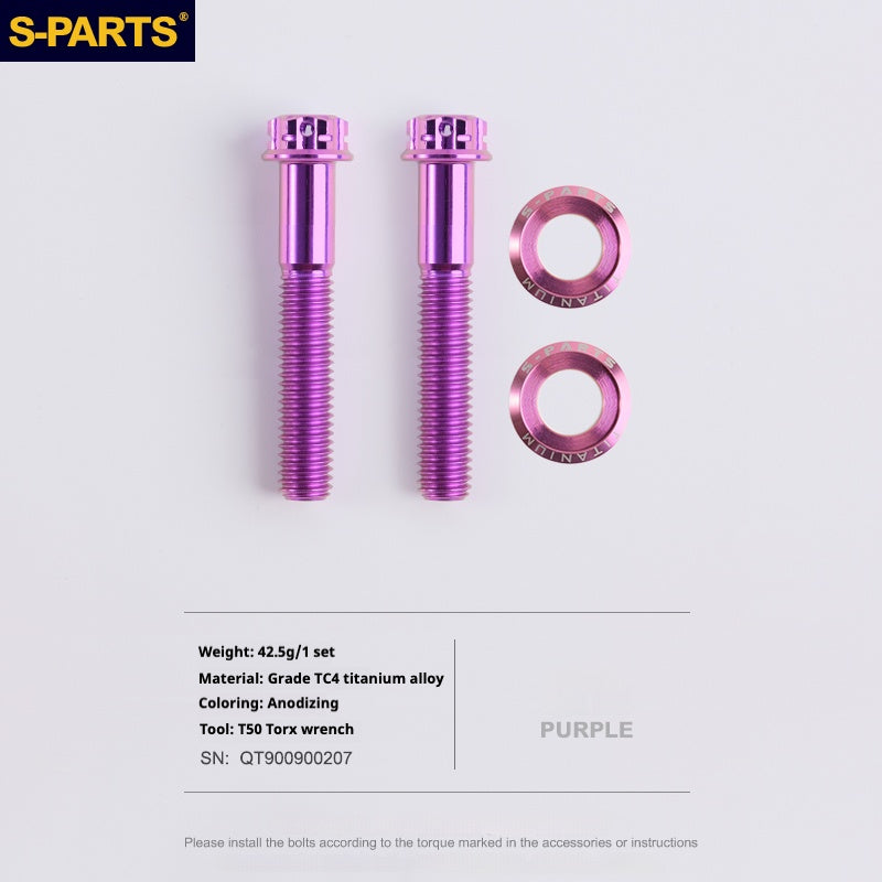 S-PARTS 티타늄 리어 액슬 볼트, GOOD TIMES 자전거 및 DPSBikes 호환
