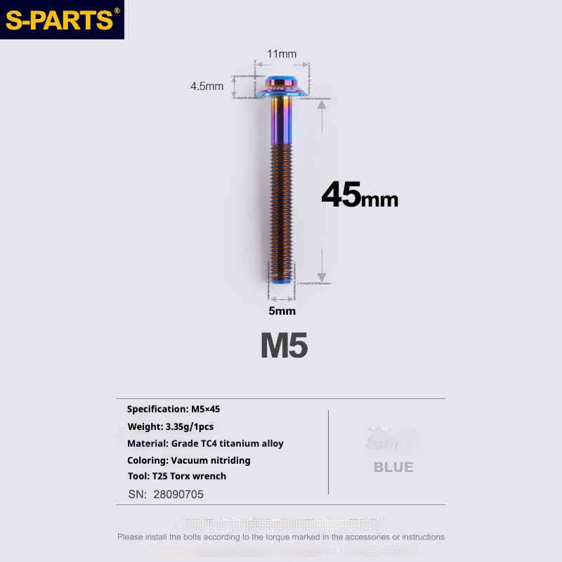SPARTS R9270 R8150 R7170 Red Force Rival para adaptador de freno de disco de carretera Shimano Sram Perno de montaje ｜Tornillo de fijación de pinza de titanio
