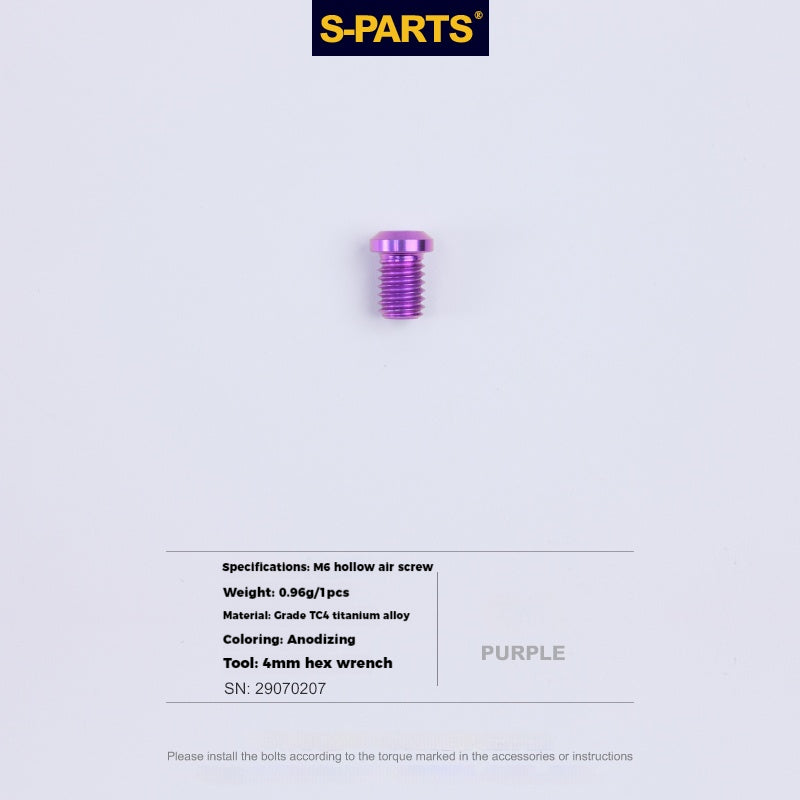 S-PARTS Tornillo de compresión para palanca de cambios de aleación de titanio, bloqueo de freno, desviador delantero y trasero para bicicleta de montaña y carretera