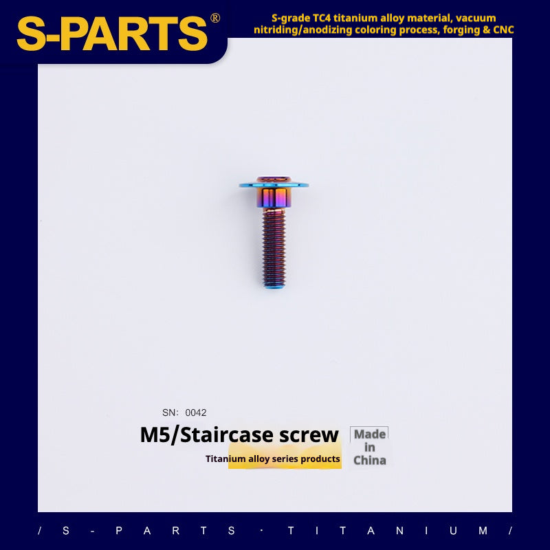 Viss SPARTS A3 Série Step Tête Parapluie M5 Titane Bleu pour Moto et Auto