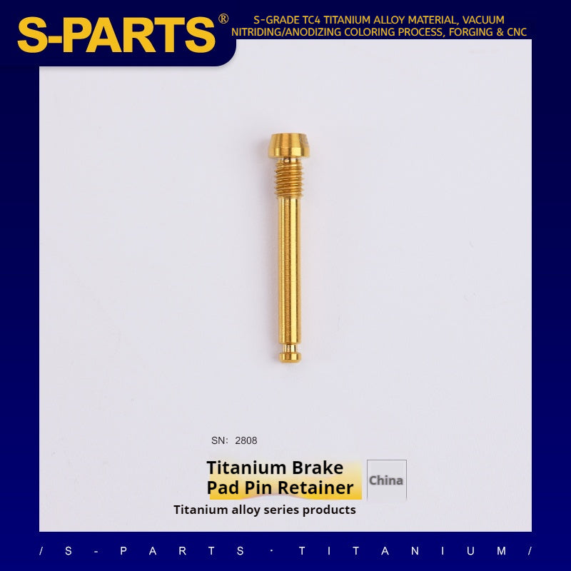 S-PARTS Titanium Brake Pad Pin Retainer for Shimano Sram Magura HOPE  Disc Brake