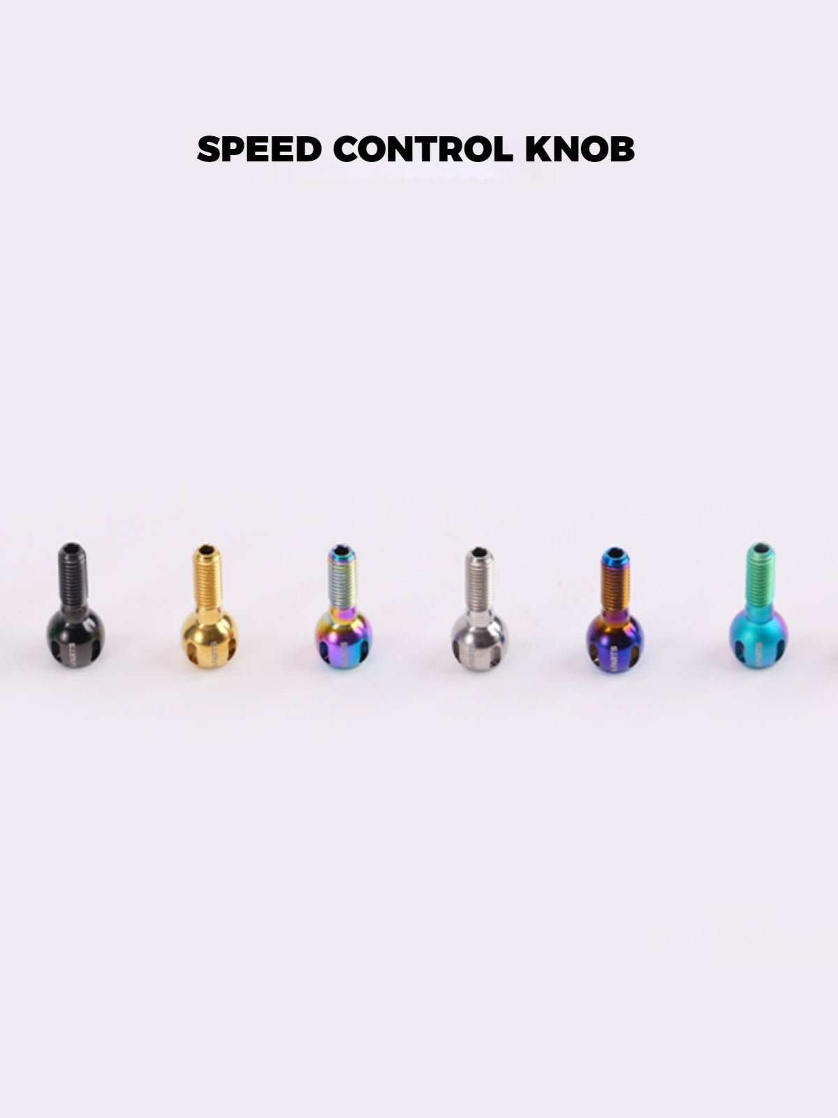 Perilla de ajuste de titanio para cable de cambio de bicicleta S-PARTS