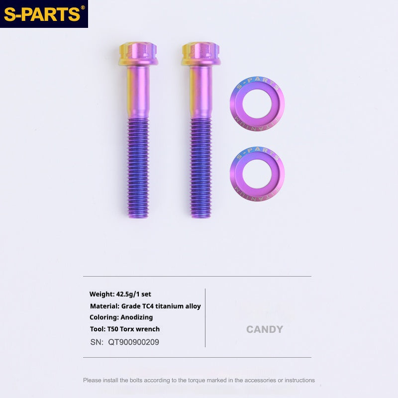S-PARTS 티타늄 리어 액슬 볼트, GOOD TIMES 자전거 및 DPSBikes 호환