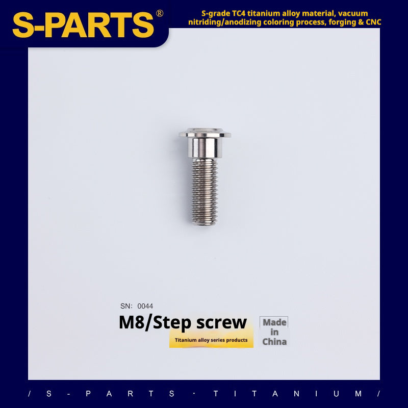 SPARTS A3 Paraguas Cabeza Escalón Serie M8 Color Titanio Tornillos de Titanio Motocicleta Auto