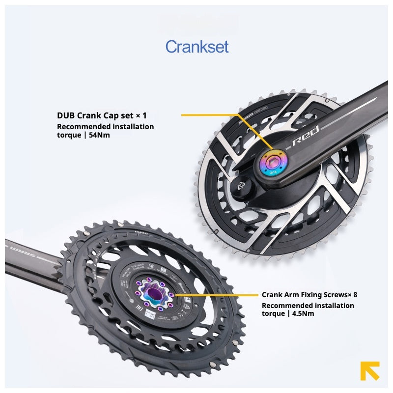 Viti per deragliatore in titanio S-PARTS compatibili con SRAM RED AXS