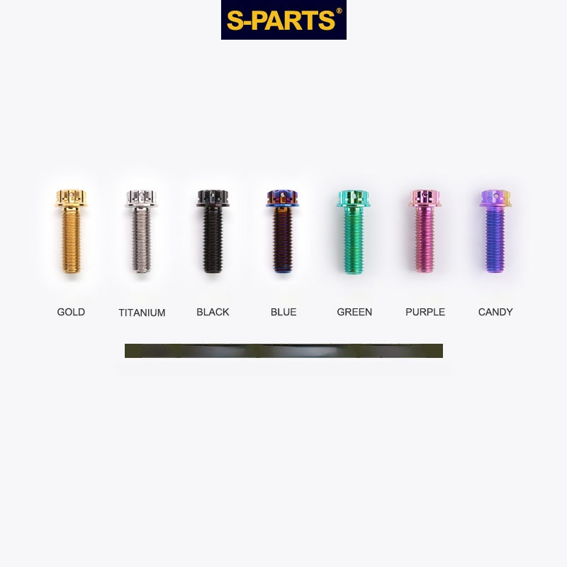 Viss en titane SPART A3 Série M8 L20mm pas fin P1.0 pour moto et voiture