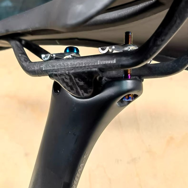 Specialized Tarmac SL8/SL9/Seka Spear Superlight Saddle Clamp Kit | 15g-21g | Titanium / Aluminum | Seatpost Weight Reduction Upgrade