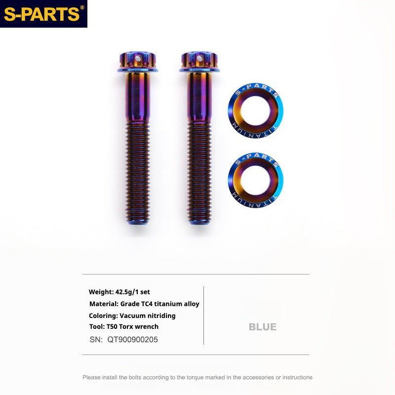 S-PARTS 티타늄 리어 액슬 볼트, GOOD TIMES 자전거 및 DPSBikes 호환