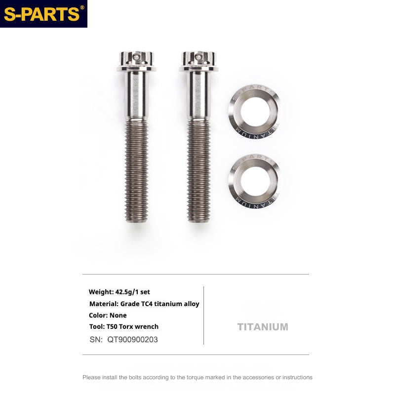 S-PARTS 티타늄 리어 액슬 볼트, GOOD TIMES 자전거 및 DPSBikes 호환