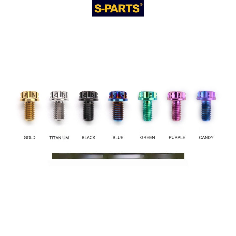 SPARTS A3 Serie M8 L10-120mm Viti in titanio color caramella per motociclette e auto