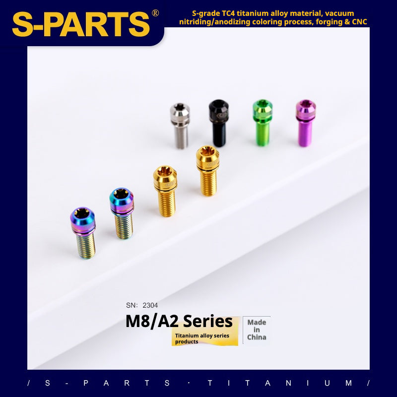 Tornillos de titanio SPARTS A2 Series M8 L20-25 mm D11