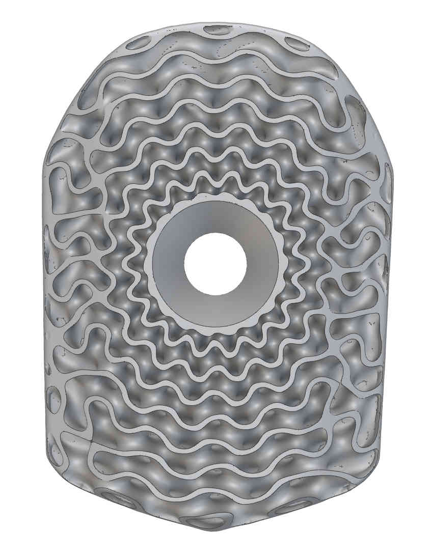 3D-printed titanium stem cap, suitable for integrated road Colnago CC01 bike handlebars, 1pcs