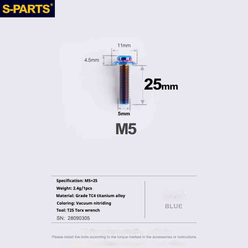 SPARTS R9270 R8150 R7170 Red Force Rival para adaptador de freno de disco de carretera Shimano Sram Perno de montaje ｜Tornillo de fijación de pinza de titanio