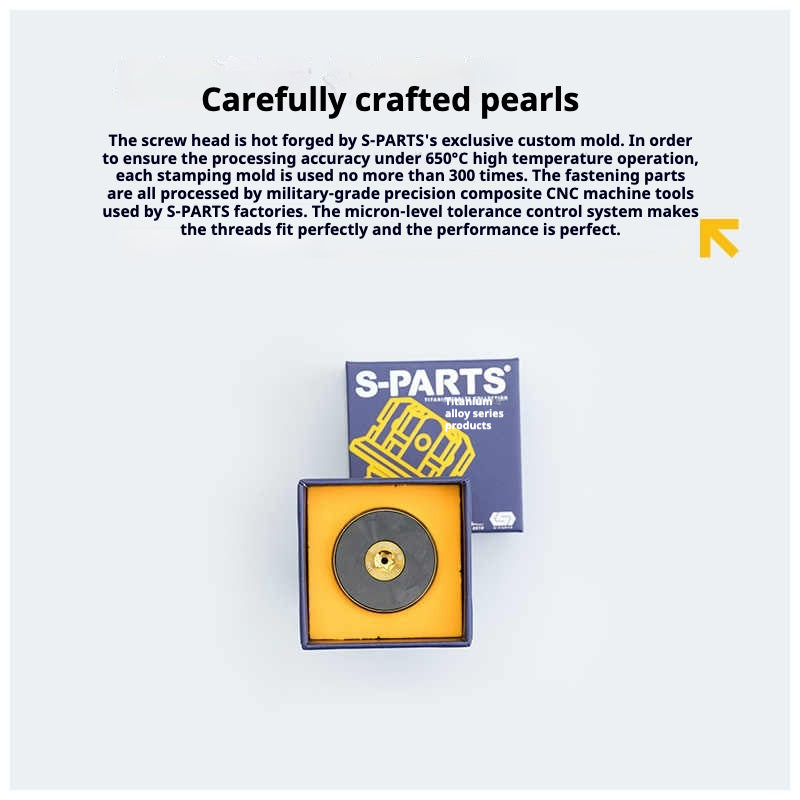S-PARTS Титановый колпачок из углеродного волокна для чашки 28.6 Регулярный для рулевой колонки горного/шоссейного велосипеда