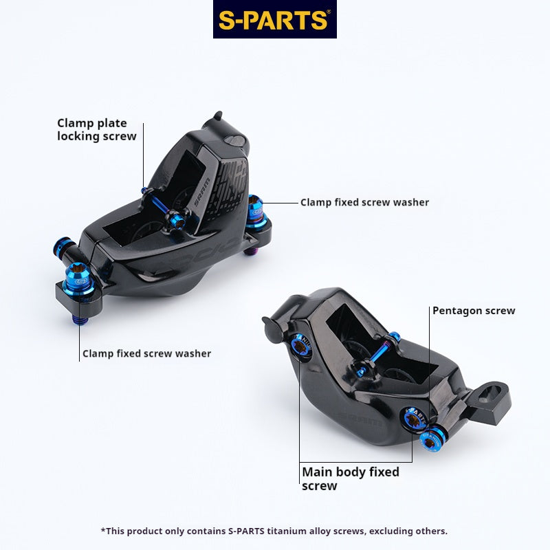 Juego de tornillos de freno de disco de titanio S-PARTS para la serie SRAM CODE RCS/R