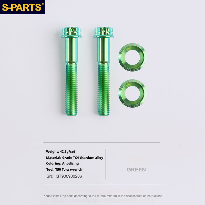 S-PARTS 티타늄 리어 액슬 볼트, GOOD TIMES 자전거 및 DPSBikes 호환