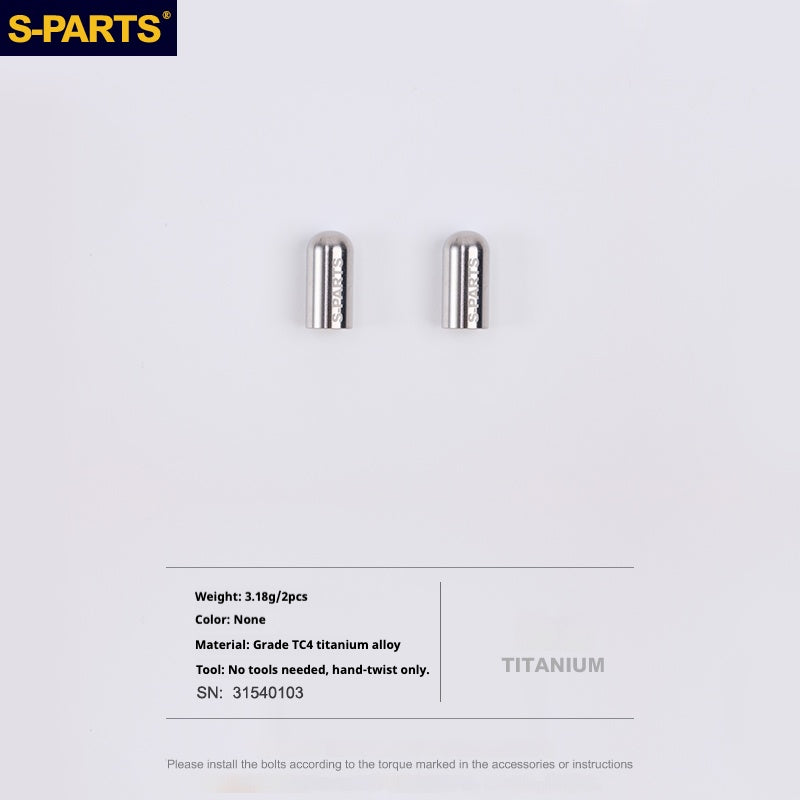 S-PARTS 티타늄 합금 프레스타 밸브 캡 | 로드 자전거용, Seka Specialized SL8 및 Trek 휠셋 호환