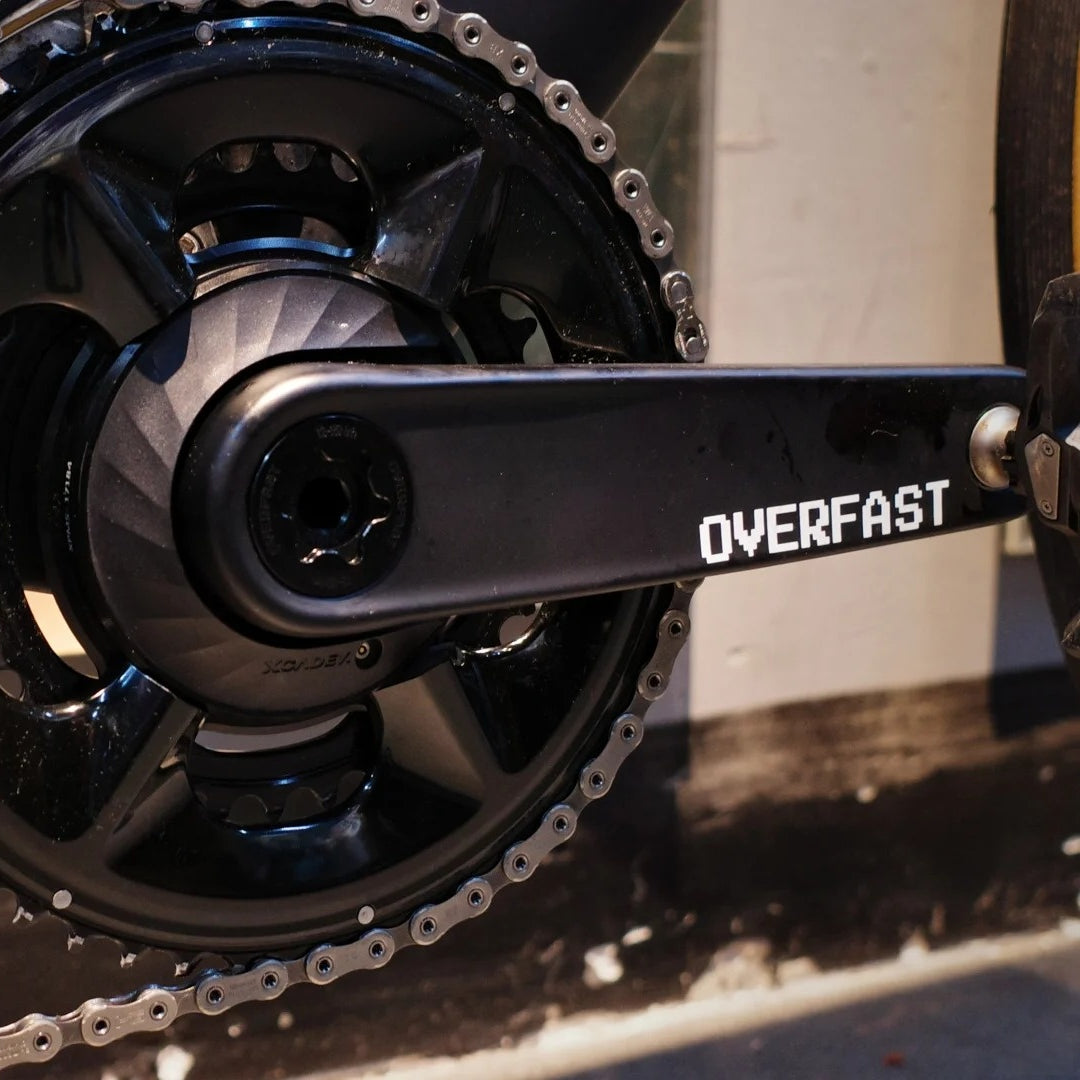 OVERFAST VELA Aero Carbon Crankset for Road Bikes | DUB / Ti24 | SRM & SIGEYI Compatible