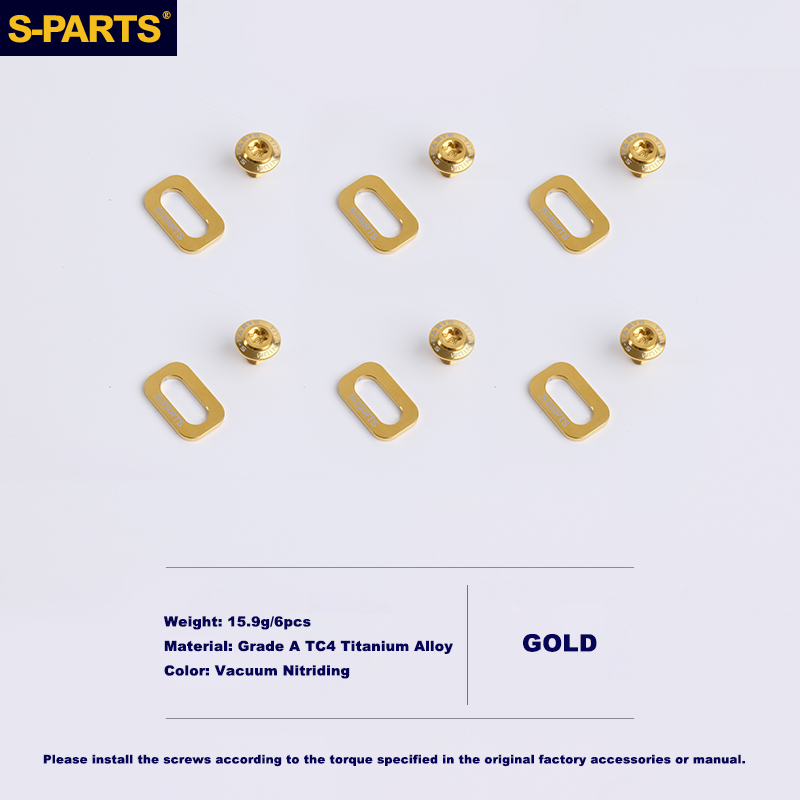 S-PARTS LOOK KEO GRIP 로드 바이크 클릿용 티타늄 스크루 세트