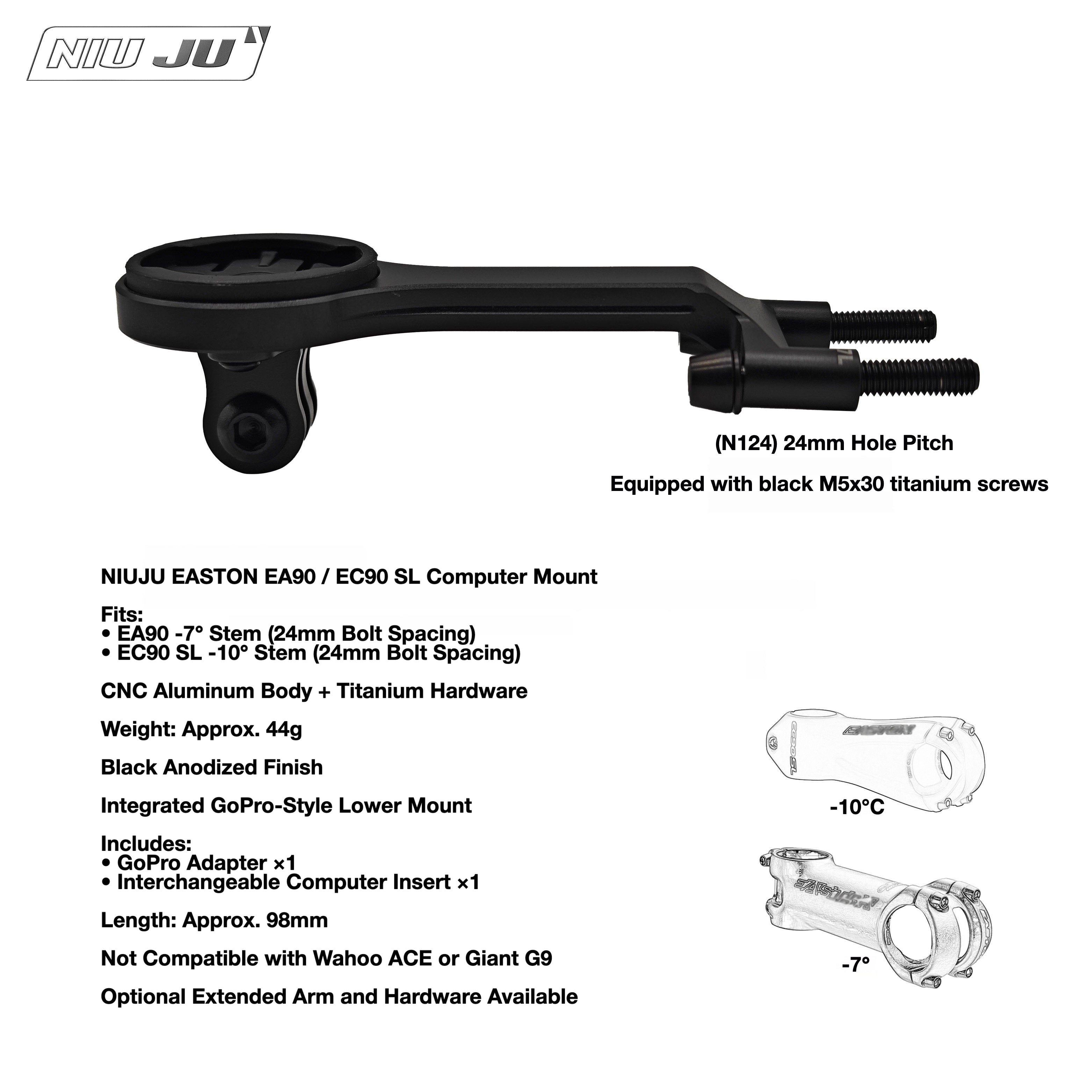 EASTON EA90 EC90 SL Computer Mount | Garmin Wahoo