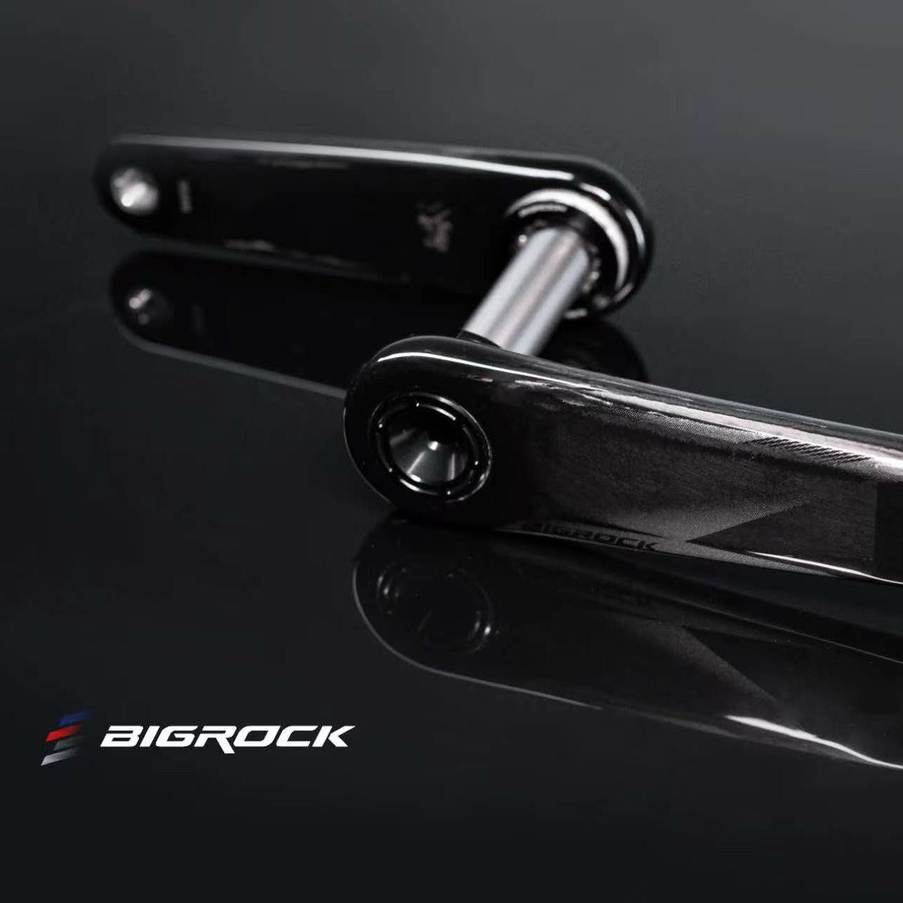 BIGROCK Gen 3 Carbon Crankset | 24mm Titanium Spindle Power Meter