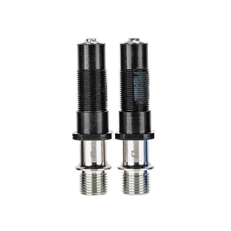 Chaser Titanium Pedal Axle Kit for Shimano R550 / 105 R7000 / Ultegra R8000 / XT M8000 | Ultra-Light Upgrade 69g–73g