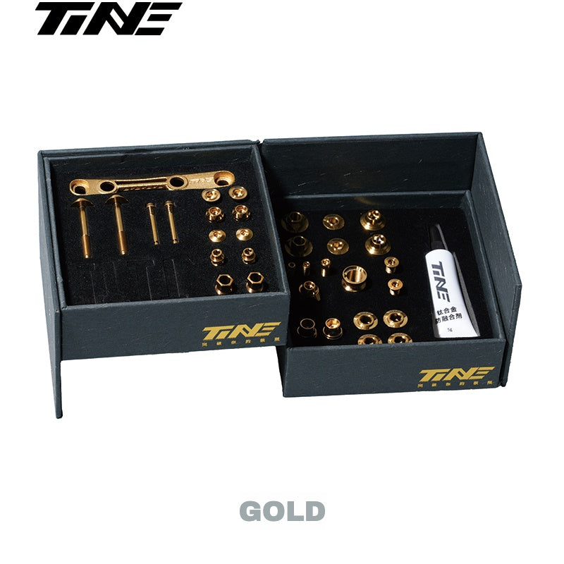 TiNE ультралегкий титановый комплект болтов для Shimano Dura-Ace 9270 / Ultegra 8170 / 105 7170 – несколько цветов