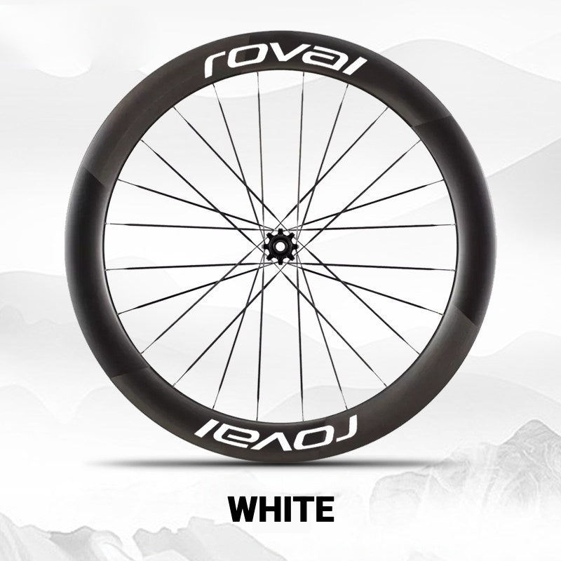 Roval Rapide CL III Wheel Decals | Custom Carbon Wheel Logo Color Change Stickers