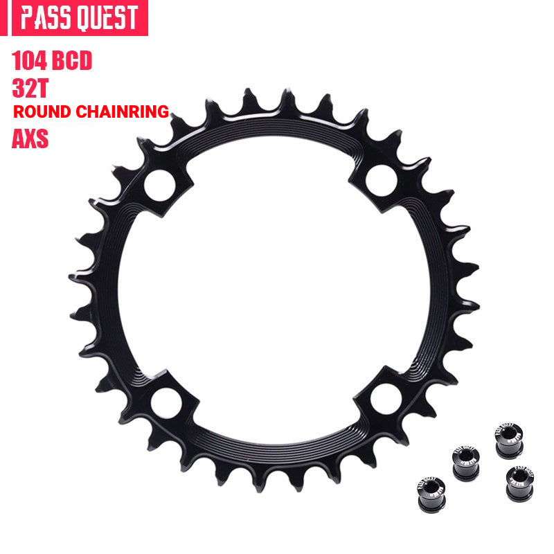 PASS QUEST 104 BCD Narrow-Wide Chainring | SRAM AXS 12-Speed | 32T–42T