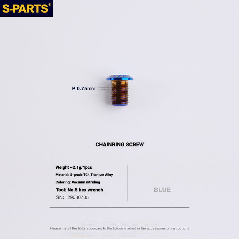Shimano Road Titanium Bolt Kit – S-PARTS Drivetrain Screws for R8050 / R8150 / R9250