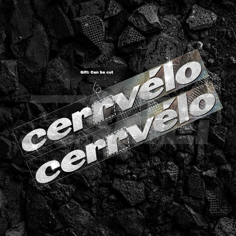 23-25 2026 cervelo S5 Frame Logo Color Decals｜Down Tube & Head Tube Sticker Kit｜48–56