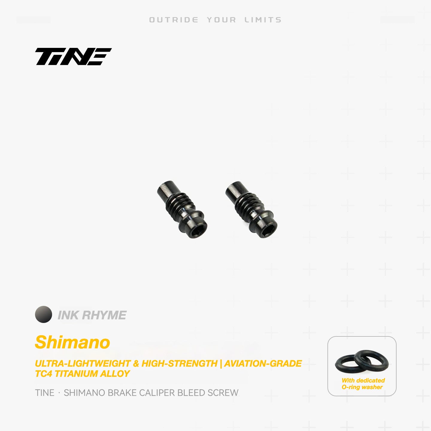 TiNE製チタン製ブレーキキャリパーブリードスクリュー（シマノ用