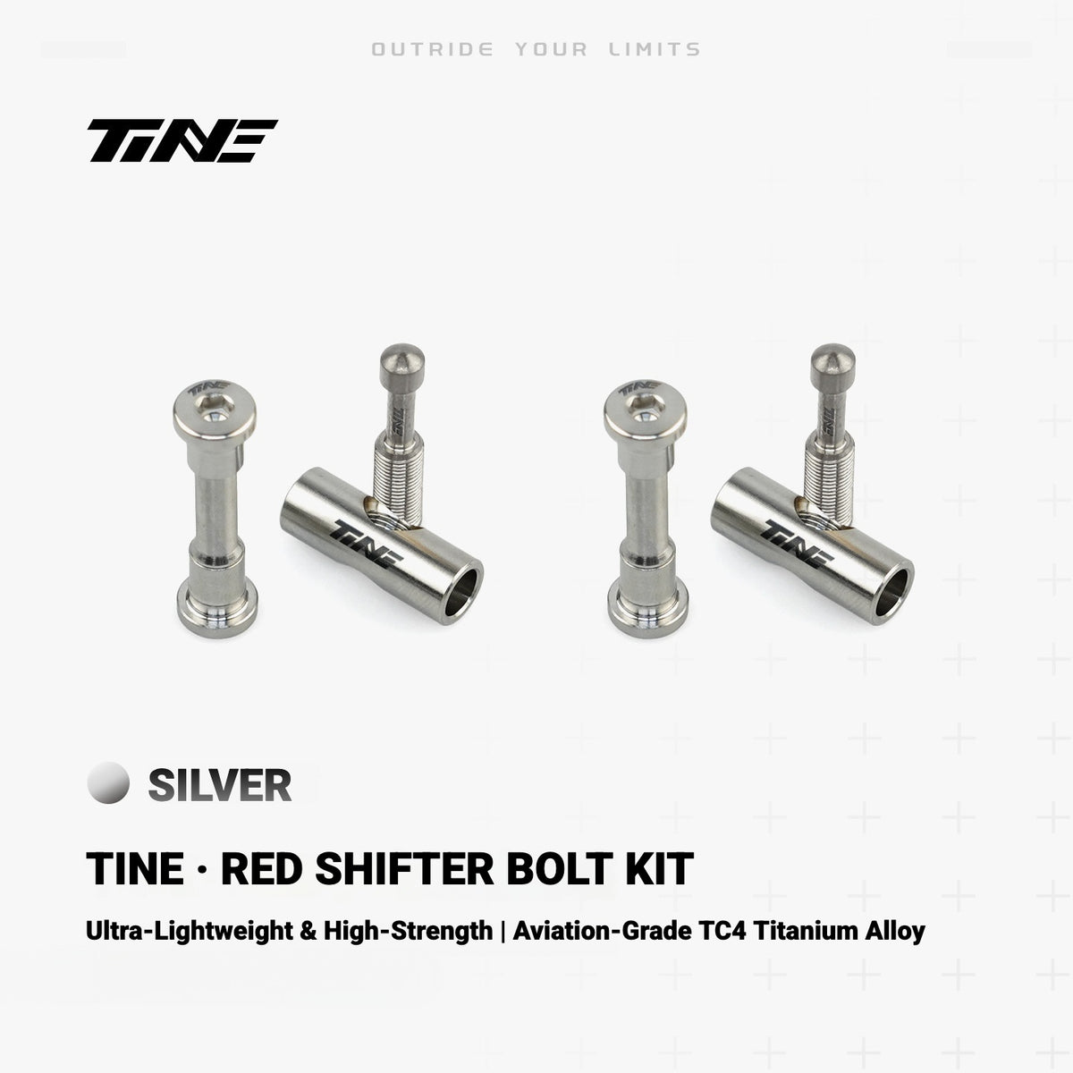 TiNE Titanium Bolt Kit for SRAM RED Shift/Brake Levers | Ultralight Shifter Screw Set 11.4g