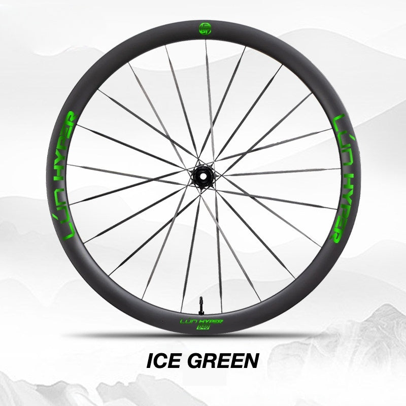 Infinity Logo Decals for Lún HYPER 5 D40 Gen 5 Wheelset | Waterproof Rim Overlay Stickers（Complete Decal Set for Two Wheels + Spare Decals Included）