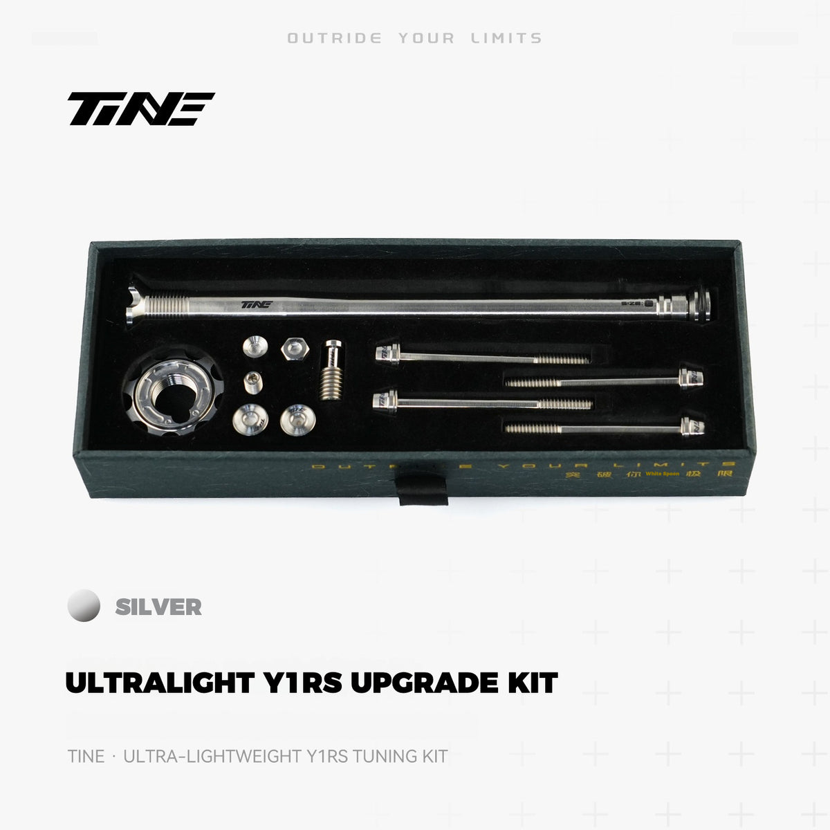 TiNE Titanium Upgrade Kit for Colnago Y1RS – Ultralight Steerer Expander & Titanium Bolt Set