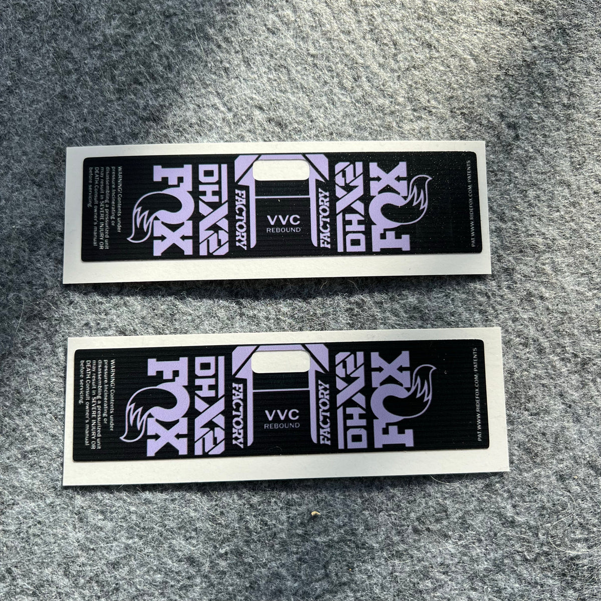 Custom Decal Kit for FOX DHX2 Rear Shock | MTB DH Rear Suspension Stickers | Downhill / Enduro