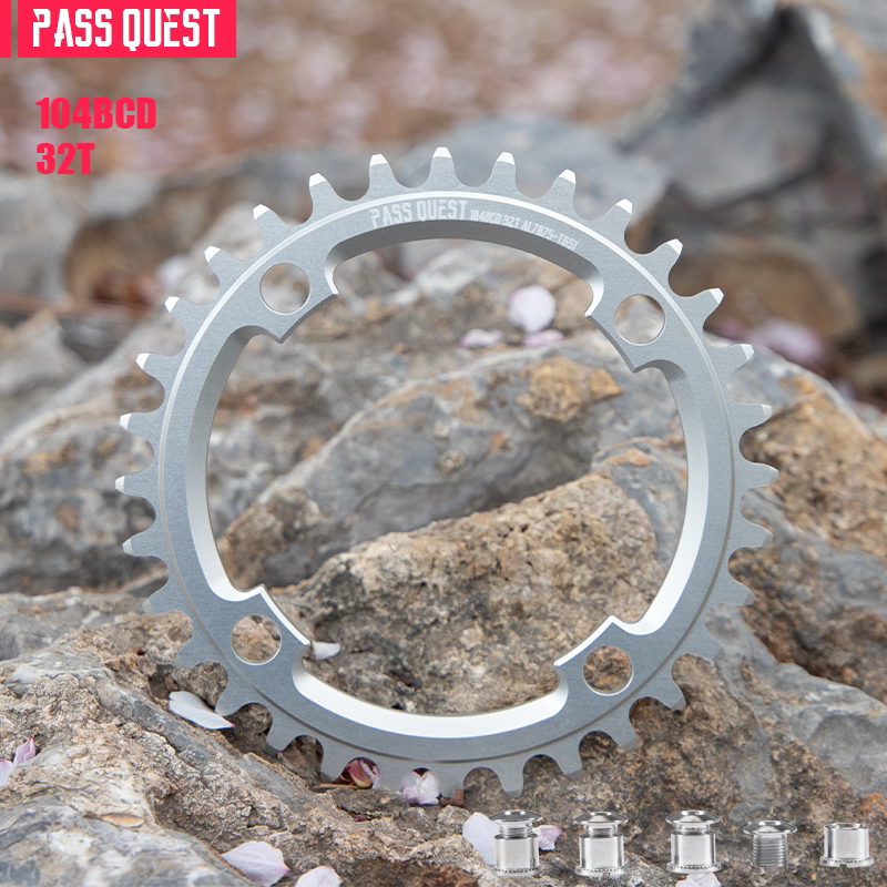 PASS QUEST Dirt Jump Single-Speed Chainring | 104BCD / SRAM 3-Bolt Direct Mount