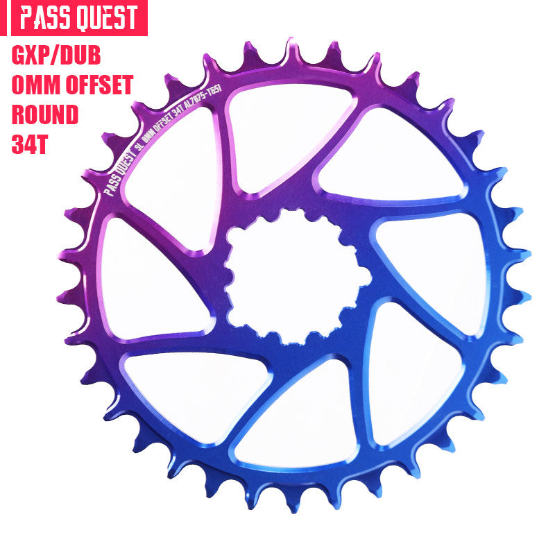 PASS QUEST GXP / DUB 3-Bolt Direct Mount Narrow-Wide MTB Chainring | 0mm Offset 30T–42T